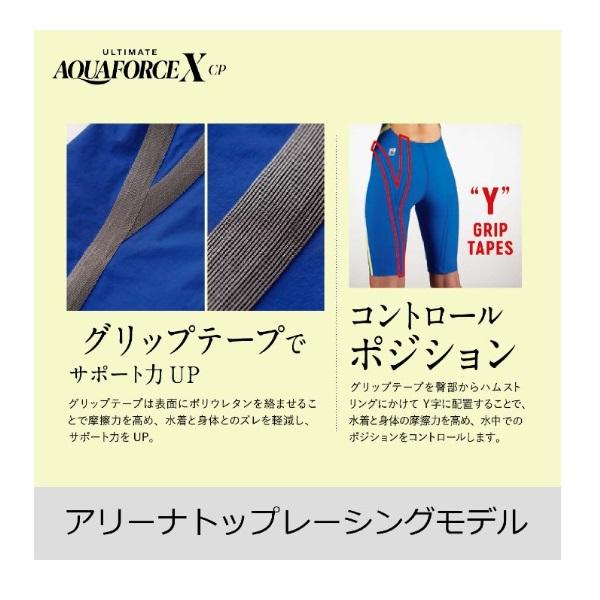 【選手着用モデル】【CP】アルティメットアクアフォースX CP ハーフスパッツ アリーナ arena 【選手着用モデル】アルティメットアクア