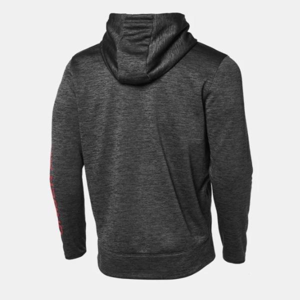 UNDER ARMOUR アンダーアーマー アーマーフリース フルジップ バーロゴ スウェットシャツ 1368938-002(ブラック)|sports-farm|02