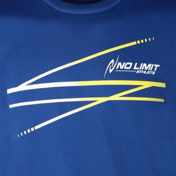 【ネコポス対応】NISHI(ニシ・スポーツ)  アスリートプライドTシャツ（NO LIMIT ATHLETE） ランニングTシャツ 2811A020-401(ロイヤルブルー)｜sports-farm｜03