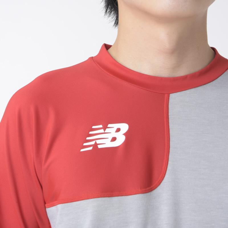 【メール便対応】New Balance ニューバランス ベースボールアシンメトリーショートスリーブトップ 右投げ用 ベースボールTシャツ MT41704R-TRE(チームレッド)｜sports-farm｜06