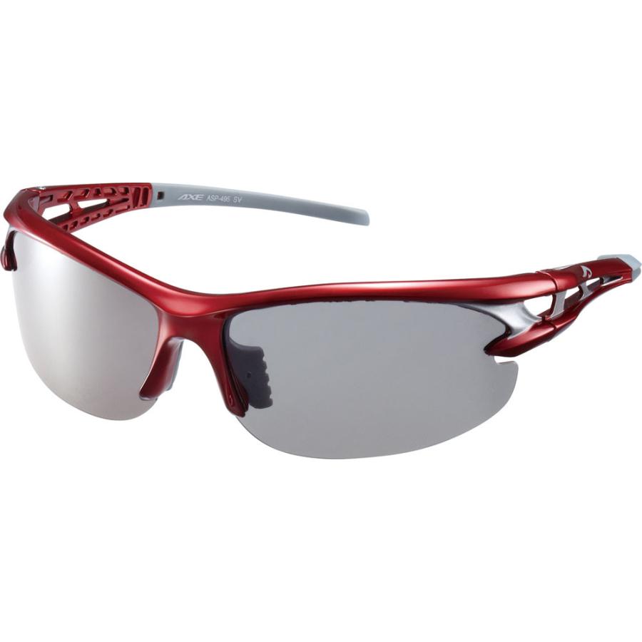 AXE アックス POLARIZED STYLE 偏光サングラス ASP495 レッド