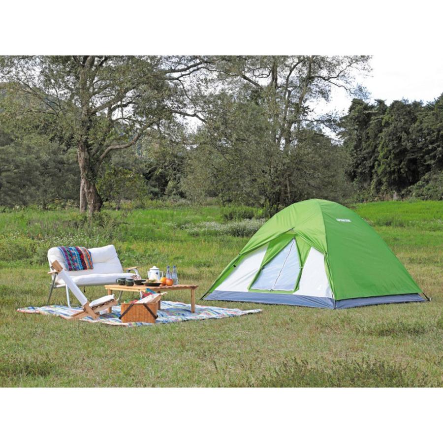 CAPTAIN STAG キャプテンスタッグ クレセント 3人用ドームテント（グリーン） UA−49 UA0049_5