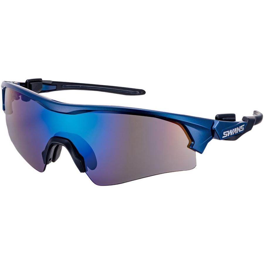 SWANS スワンズ SWANS サングラス FACEONE（フェイスワン） ミラーレンズモデル FO−3901 FO3901 DメタリックBLU/BK