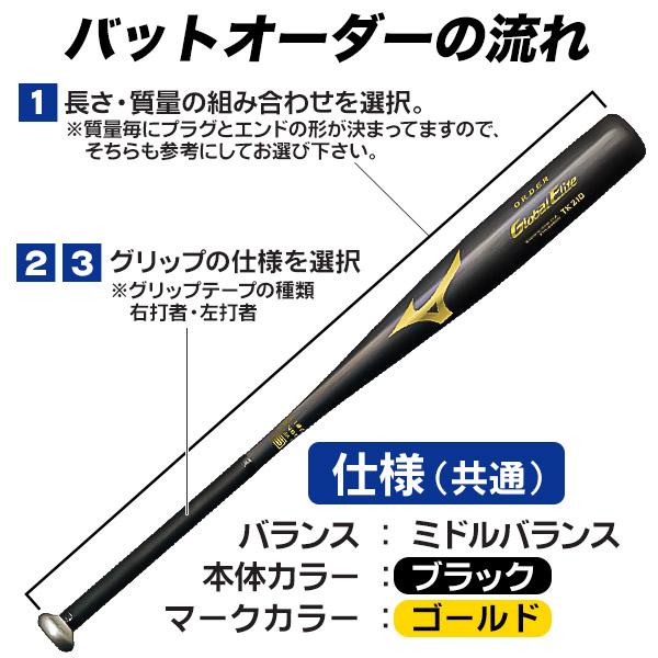 MIZUNO 中学硬式バット 金属 ミズノ オーダーバット グローバル MIZUNO 中学硬式バット 金属 ミズノ オーダーバット グローバル