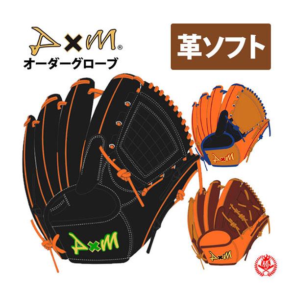 D×M 硬式グローブ　硬式 D×M ディーバイエム オーダーグラブ 硬式革使用 ソフトボール MADE IN
