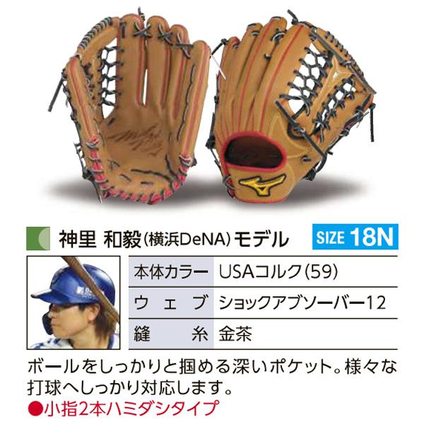 MIZUNO ミズノプロ/オーダーグラブ/硬式グローブ/神里和毅/外 MIZUNO ミズノプロ/オーダーグラブ/硬式グローブ/神里和毅/外