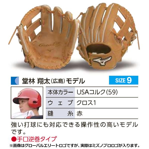 MIZUNO ミズノプロ/オーダーグラブ/軟式グローブ/堂林翔太/内 MIZUNO ミズノプロ/オーダーグラブ/軟式グローブ/堂林翔太/内