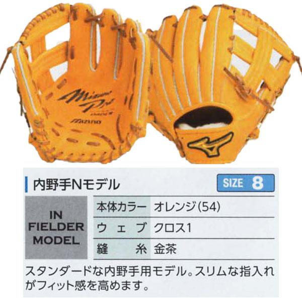 MIZUNO ミズノプロ/オーダーグラブ/軟式グローブ/内野手N/2025年 MIZUNO ミズノプロ/オーダーグラブ/軟式グローブ/内野手N/2025年