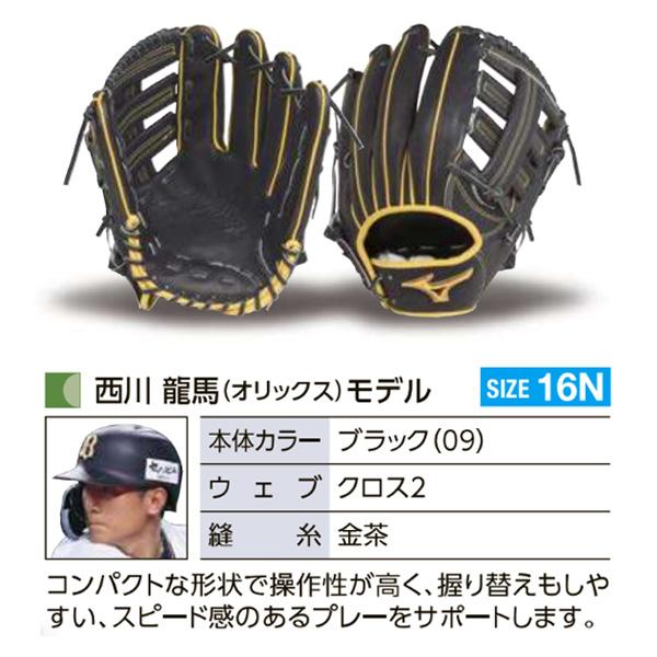 MIZUNO ミズノプロ/オーダーグラブ/軟式グローブ/西川龍馬/外 MIZUNO ミズノプロ/オーダーグラブ/軟式グローブ/西川龍馬/外