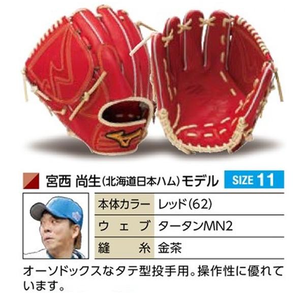 MIZUNO ミズノプロ/オーダーグラブ/軟式グローブ/宮西尚生/2025 MIZUNO ミズノプロ/オーダーグラブ/軟式グローブ/宮西尚生/2025
