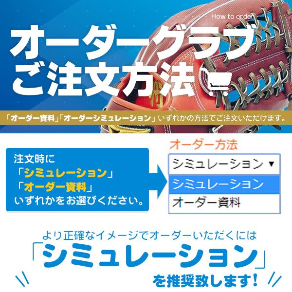 ミズノプロ/オーダーグラブ/硬式革使用/ソフトボール/キャッチャーミット/2024年モデル/ミズノ/ソフト/3号/オーダーグローブ/シミュレーション/z-mproc-s2｜sports-musashi｜05