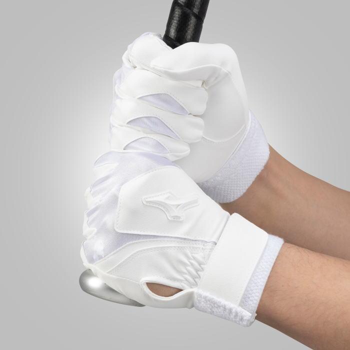 MIZUNO（ミズノ） バッティンググローブ 手袋 高校野球対応 両手が2双