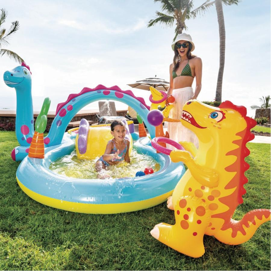 INTEX プール 家庭用 57135 INTEX ダイナランドスプレーセンタプール