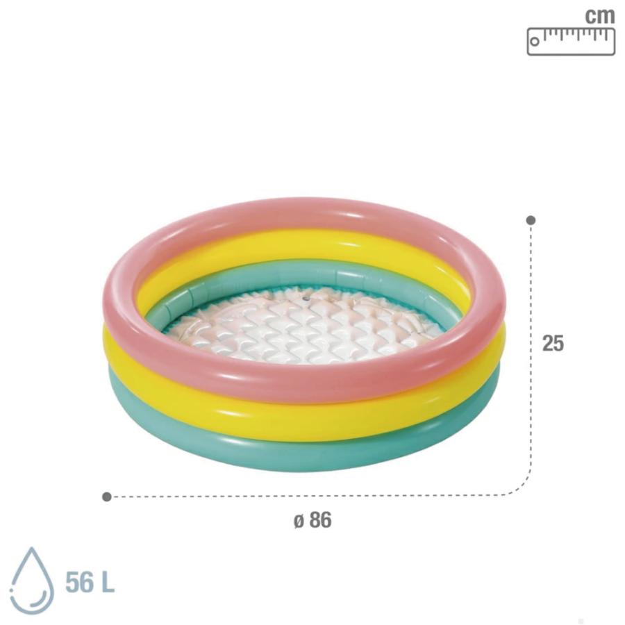 INTEX プール 家庭用 58924 INTEX サンセットグローベビープール 86×25cm | 日本正規品 インテックス ...
