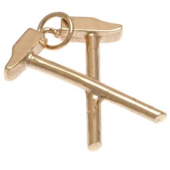 22年新作入荷 ウェストハムユナイテッドfc 10日から30日程度でお届け お取り寄せ商品 9 Hammers Pendant Gold 9ct Fc United Ham West Ctゴールドペンダントハンマー サポーターグッズ Www Kat Ae