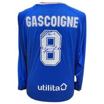 Rangers FC Gascoigne Signed Shirt / レンジャーズFCガスコイング署名シャツ その他サポーターグッズ