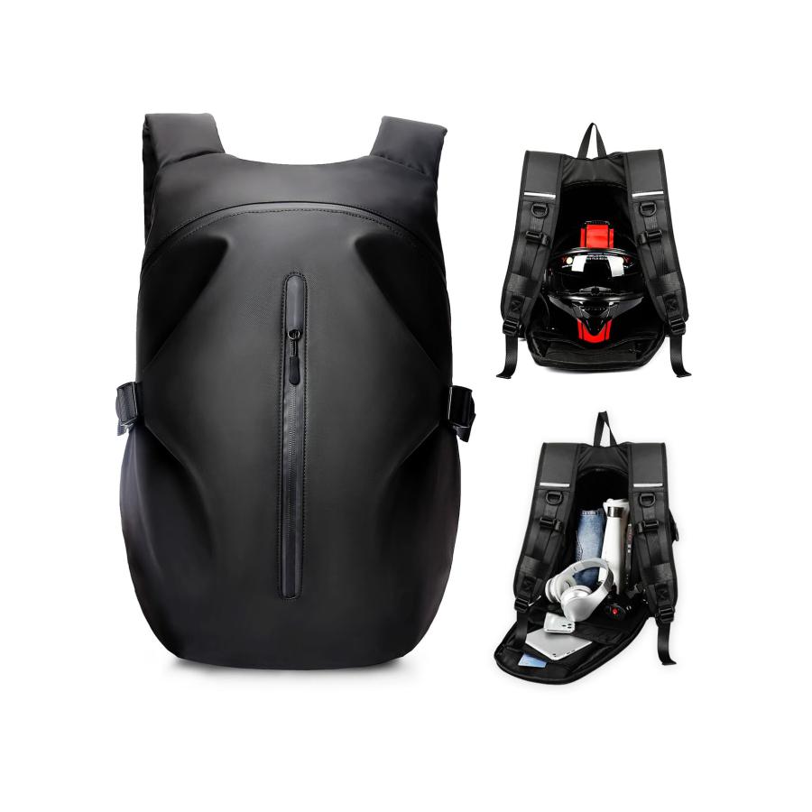 メンズ バッグ バックパック モーターサイクルバックパック 防水 バッグ 男性用 ヘルメット収納可能ラージサイズ スポーツバッグ｜sports-studio2013｜02