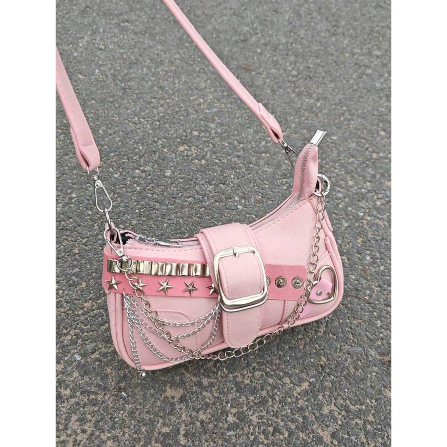 バッグ レディース ショルダーバッグ Y2Kファッショナブルで多用途な