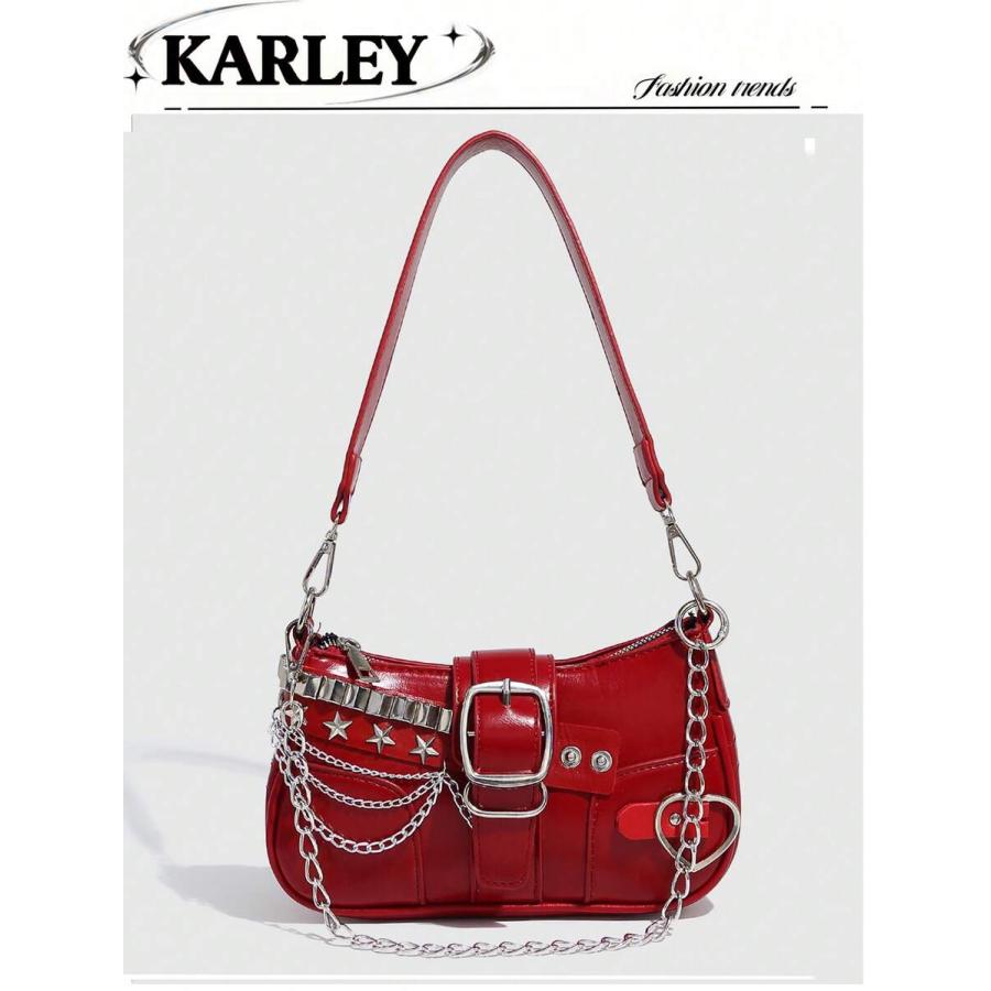 バッグ レディース ショルダーバッグ Y2Kスタイリッシュで多用途な