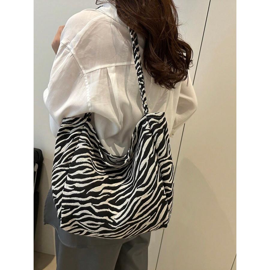 バッグ レディース トートバッグ ゼブラ柄ショルダートートバッグ