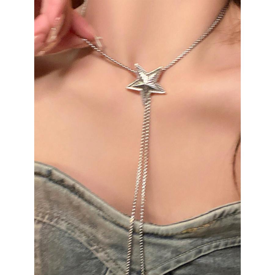 ジュエリー レディース ネックレス ロング スター プルアウト クラヴィ  
