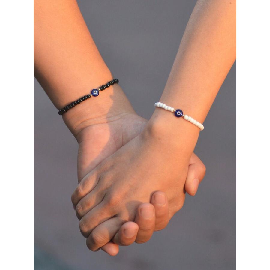 ジュエリー レディース ブレスレット ビーズ ペアブレスレット 2個