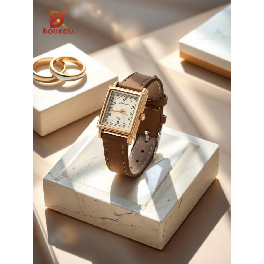 腕時計 レディース クォーツ 1個 レトロな流行り ローマ風 カジュアル