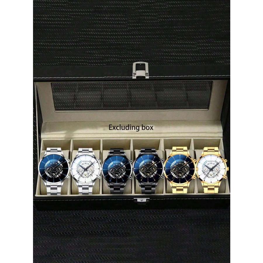 腕時計 ペアウォッチ ファッションカジュアルカップル用 6個セット