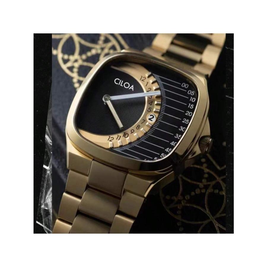 腕時計 メンズ クォーツ 1個 スクエア ハイエンド ワームホール