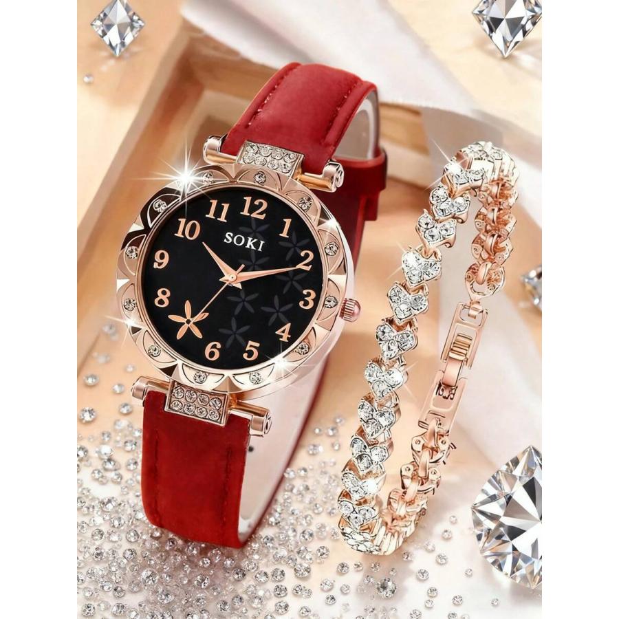 腕時計 レディース セット この女性用ウォッチセットには