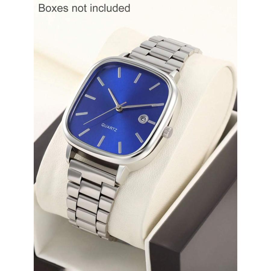 腕時計 メンズ クォーツ バッテリー駆動、カレンダー機能