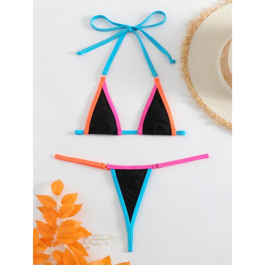 レディース 水着 ビキニセット 夏のビーチ マイクロビキニセット