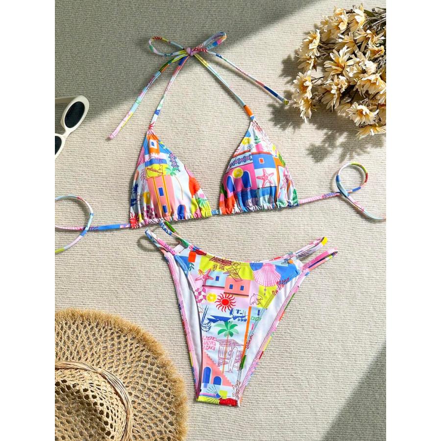 レディース 水着 ビキニセット 2枚セット 過激 露出度の高い水着