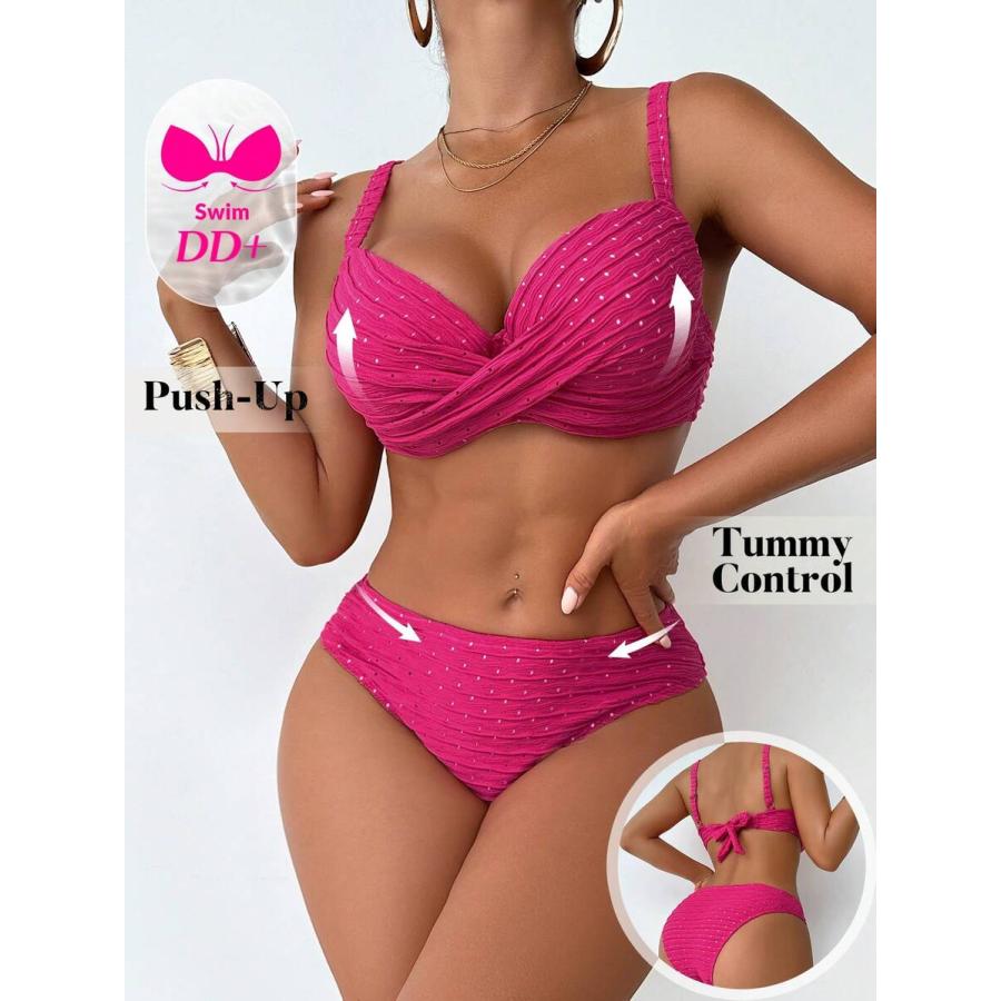 水着　ビキニ　セット レディース 水着 ビキニセット + カップサイズ セクシーなパッド付き