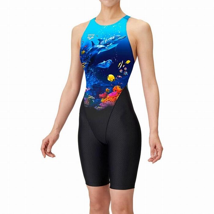 25%OFF】アリーナ 競泳水着 AS5SRC67L BKBL サイズ女L レーシング