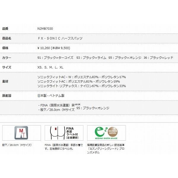 MIZUNO（ミズノ） 【30%OFF】ミズノ 競泳水着 N2MB703093 サイズ男S