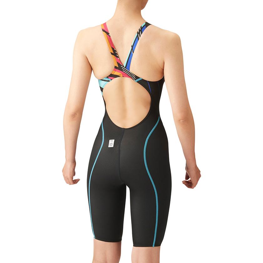 【40%OFF】アリーナ 競泳水着 ARN4040W BKOG サイズ女O ワンピーススパッツ(オープンバック・ハーフレッグ) WA承認_1
