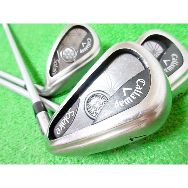 Callaway　ソレイル　レディース　アイアン3本セット　7,9,PW レディース キャロウェイ ソレイル Solaire アイアンセット 3本 #7,#9