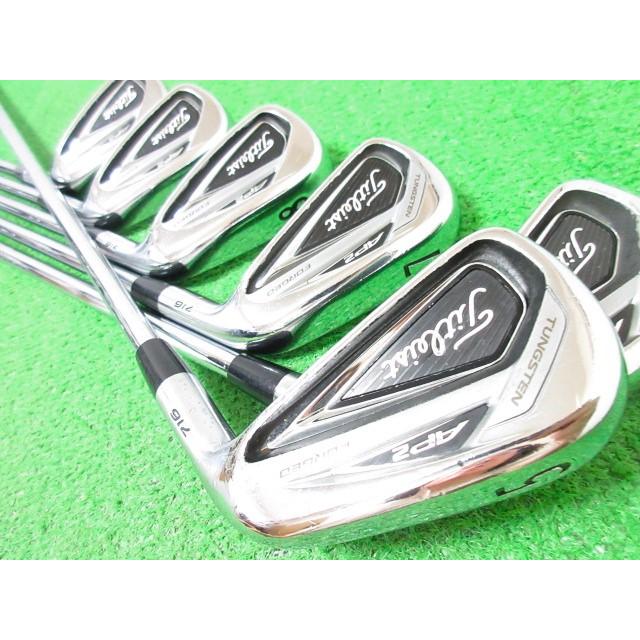 中古 タイトリスト AP2 716 アイアンセット 6本 #5-PW NS950GH S JP 右