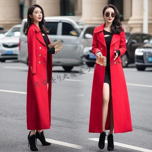 開店祝い トレンチコートレディース春秋新作上品40代50代60代スプリングコートロング丈トレンチコートカーキ定番色カジュアルアウター 全日本送料無料 Atinkaonline Com