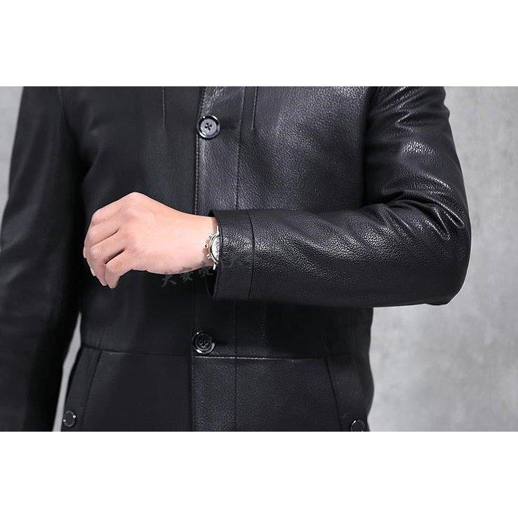 メンズ ジャケット 鹿革 本革 バイク ライダース ジャケット 上品 革ジャン スリムタイプ ジャケット ミリタリー レザーコート メンズ かっこいいの画像