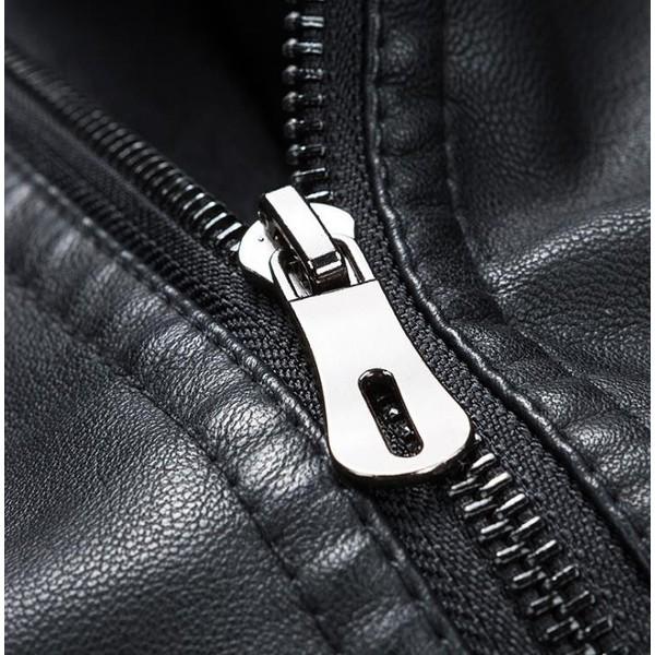 ジャケット ライダース メンズ 本革 シングル ダブル 立ち襟 薄手