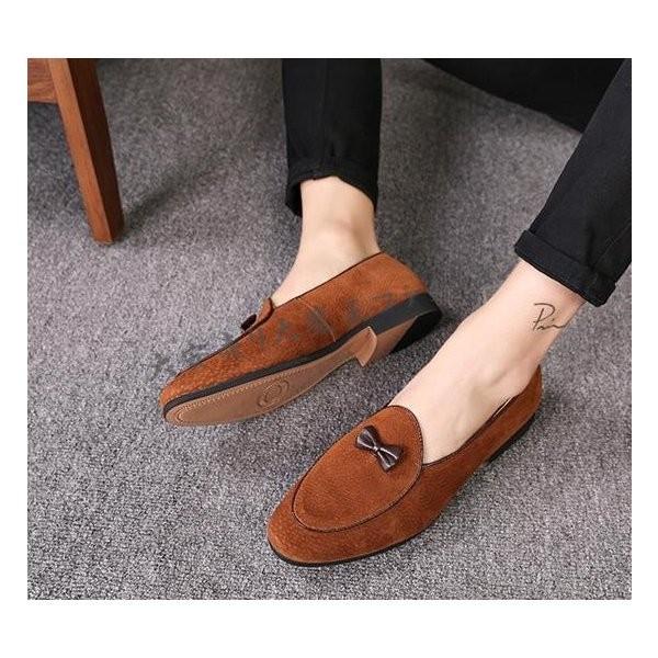 レザー タッセル レザーモカシンローファー LUCIUS（ルシウス） ローファー レザー タッセルローファー