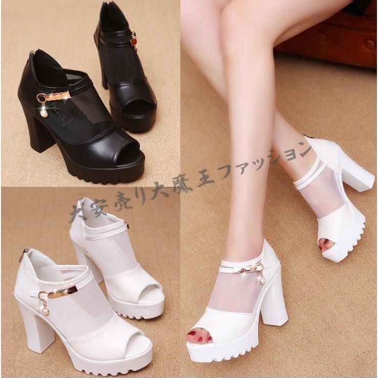 ヒールサンダル レディース ハイヒール 黒 サンダル ヒール オフィス おしゃれ 疲れにくい 履きやすい Shoes753 アウトドア用品 通販 Yahoo ショッピング