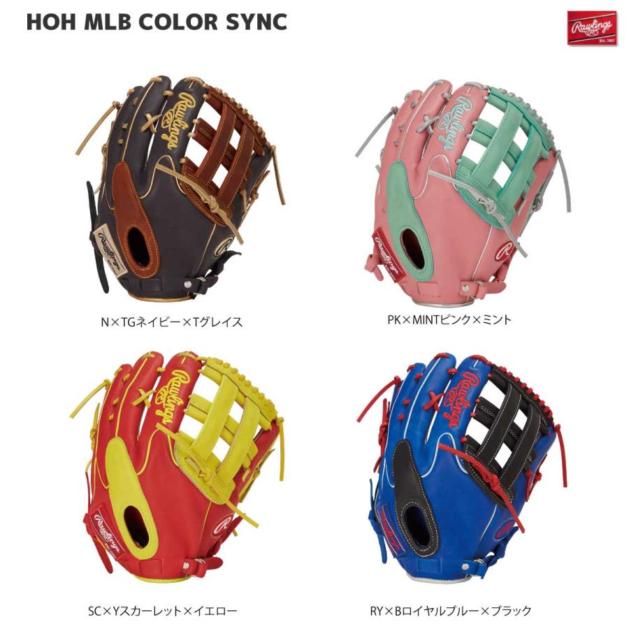 Rawlings（ローリングス） 軟式グラブ HOH MLB カラーシンク Y795FW