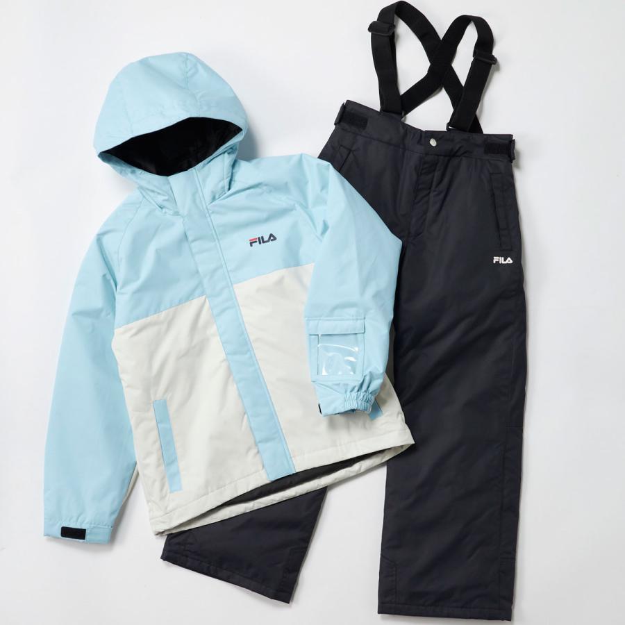 FILA（フィラ） キッズ ジュニア スキーウェア 上下セット