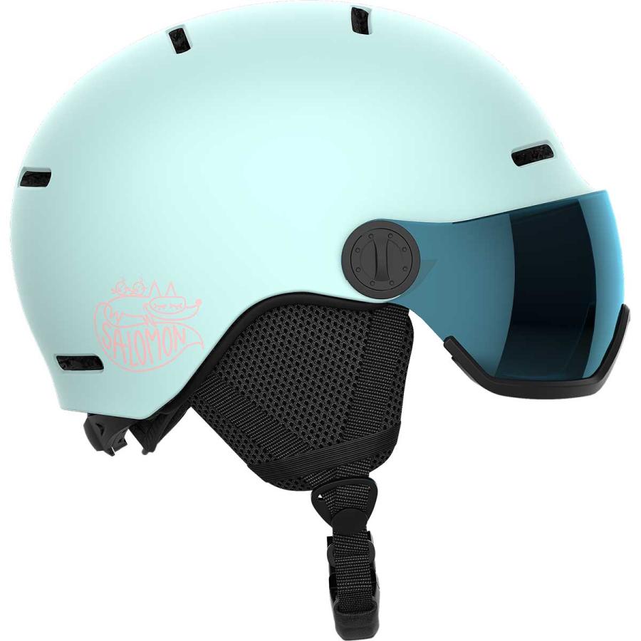 SALOMON（サロモン） ORKA VISOR キッズ ジュニア スノーヘルメット