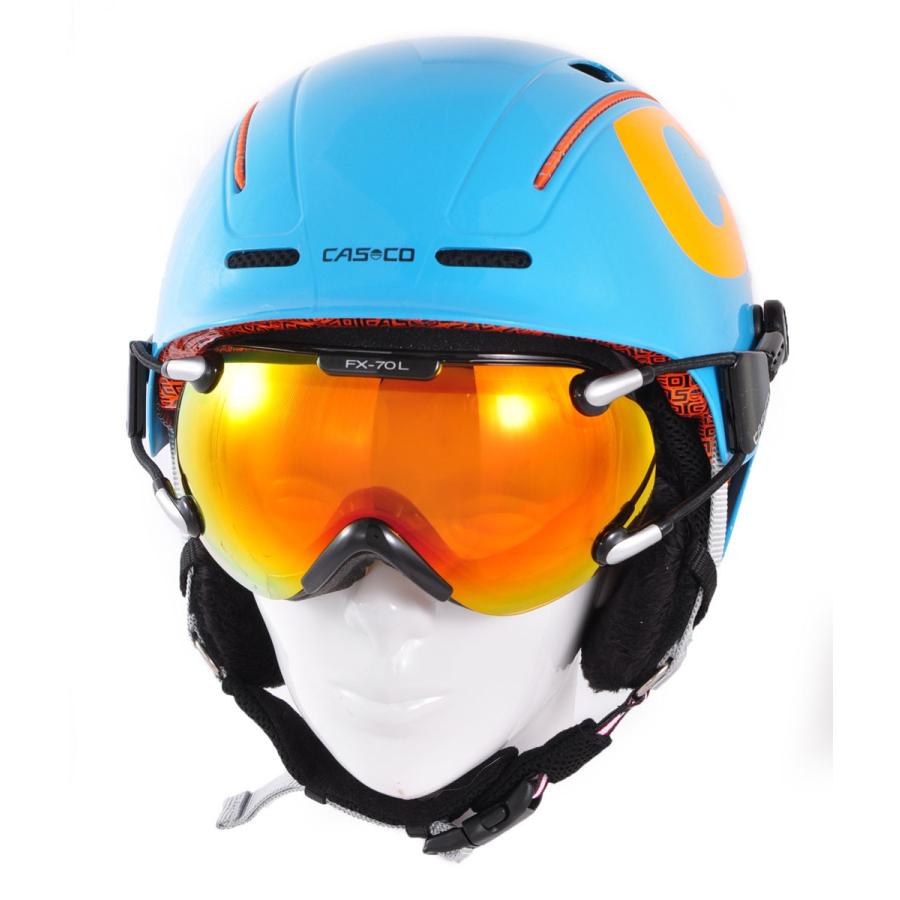 CASCO（カスコ） CX-3/FX-70 CX-3 Icecube/FX-70 Carbonic 大人用ヘルメット ゴーグルセット