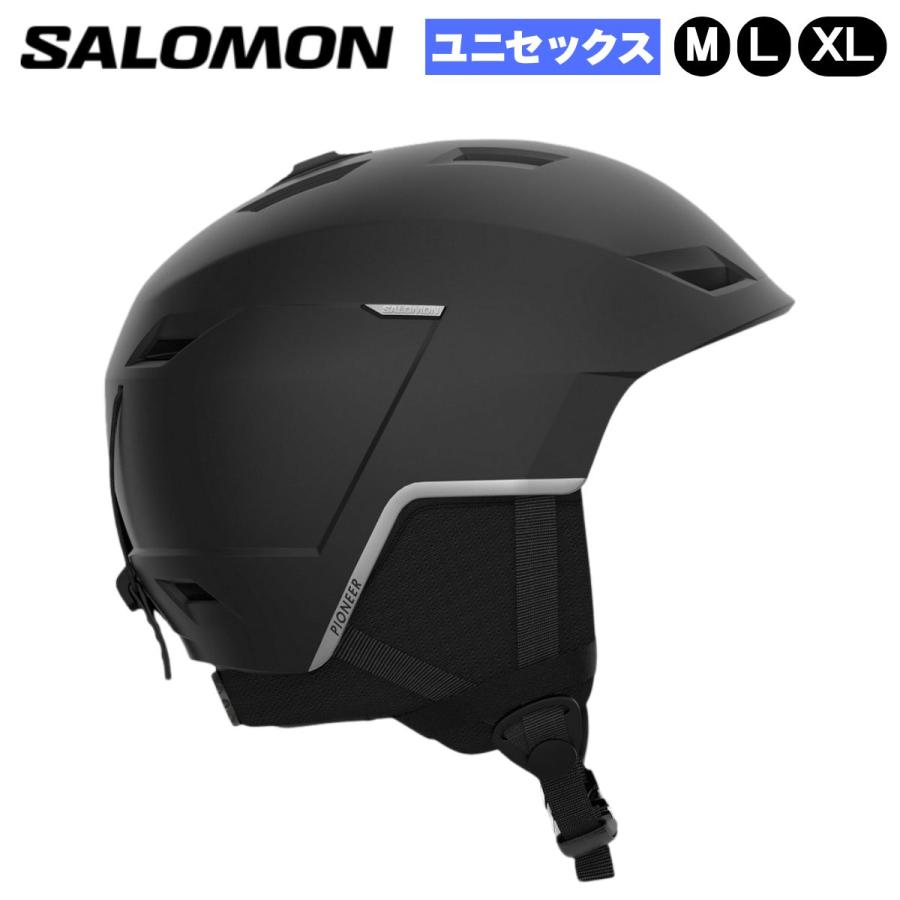 新品未使用】SALOMON サロモン スキー ヘルメット M 黒 サロモン