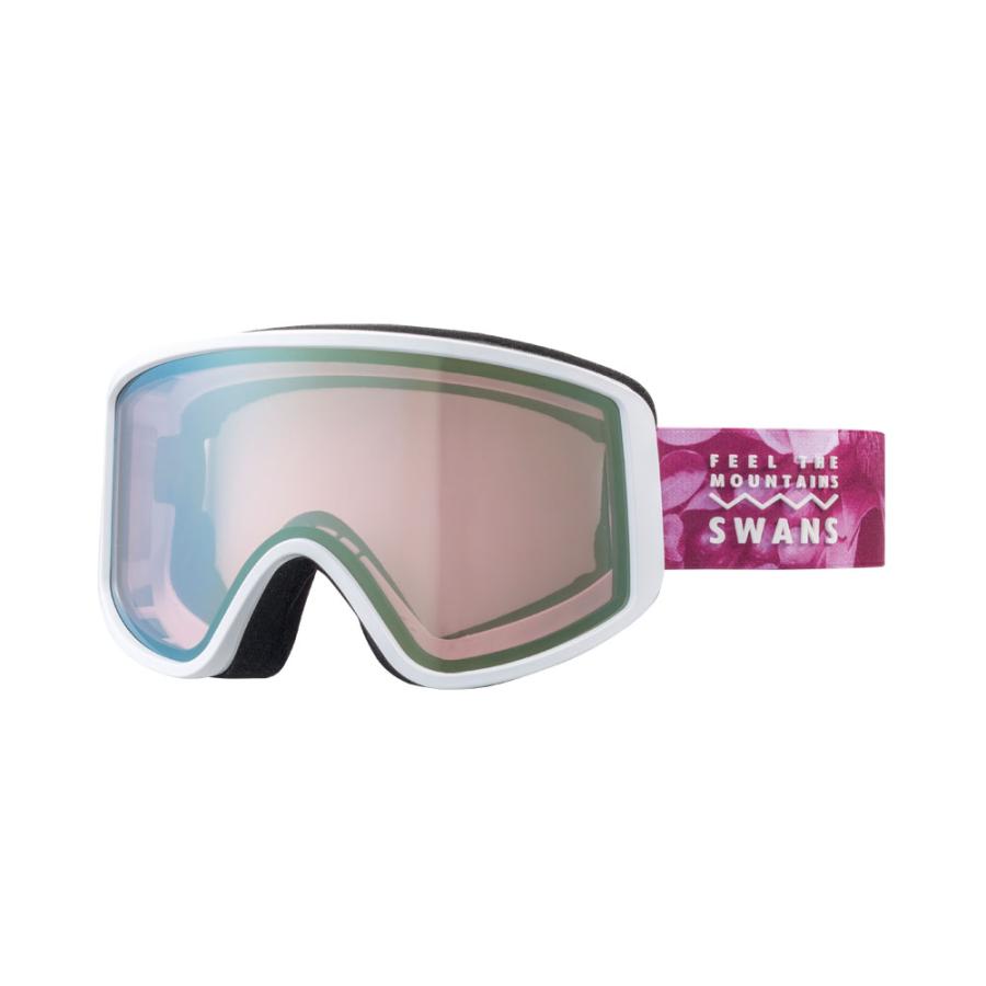 SWANS（スワンズ） 大人用 メガネ対応 ミラーレンズ スノーゴーグル